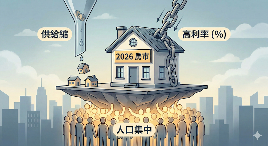 圖片:「2026 房價會跌嗎？」